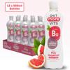 Get More Vits - B12 Vitamins Still Pink Grapefruit Flavoured Spring Water (12 x 500ml), Supports Energy Release, Tackle Tiredness & Fatigue, Natural Flavours, Sugar Free, Low Calorie, Vegan view 2