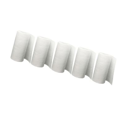 Beavorty 5rolls Oil Absorption Kitchen Paper Towel White Paper Tissue for Household Use
