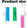 8 Pcs Travel Toothbrush, Stylish and Sophisticated Wisp, Uniquely Designed Travel Toothbrush Set, Suitable for Long Trips and Easy to Change The Brush Head view 2