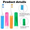 8 Pcs Travel Toothbrush, Stylish and Sophisticated Wisp, Uniquely Designed Travel Toothbrush Set, Suitable for Long Trips and Easy to Change The Brush Head view 3