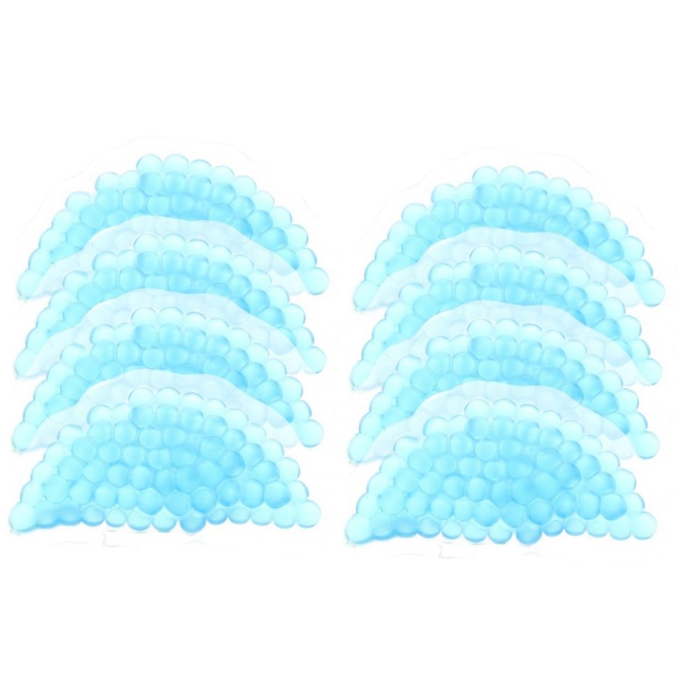 Beaupretty 8pcs Reusable Ice Bags for Injuries Cooling Ice Packs Round Design for Pain Relief