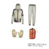 Beaupretty Outdoor Mosquito Protection Suit Three-piece Set Breathable Mesh Jacket Pants Gloves Military Green Camouflage for Camping Beekeeping Fishing Summer Body Protective Clothing view 2