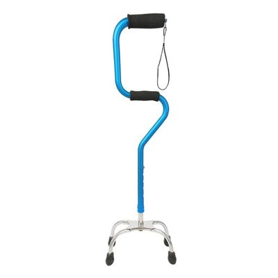 VBNCUUIOPO Crutches for Elderly, Four Legs Walking Frame Canes with Light Non-Slip with Hospital