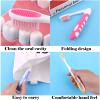 8 Pcs Folding Toothbrush Set - Practical and Lightweight for Outdoor Travel, School, Camping view 3