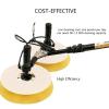 Solar Panel Cleaning Tool Kit Automatic Double Head Brush with Rod for Roof and Windows Special Water Brush for Cleaning Activities 3.5m view 2