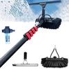 10.8M Telescopic Window Cleaning Pole with Water Fed Brush Extendable Cleaner for Conservatory Roof Squeegee and Soap Dispenser 3.6M to 10.8M Reach view 1