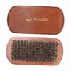 Beaupretty Beech Wood Beard Brush Curved Handle for Beard Cleaning and Care for Men Grooming Routine view 1