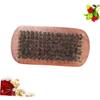 Beaupretty Beech Wood Beard Brush Curved Handle for Beard Cleaning and Care for Men Grooming Routine view 2