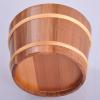 Cedar Wood Sauna Bucket Set with Sauna Ladle and Accessories Premium Sauna Essentials view 4