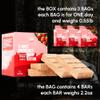 Emergency Food Supply 3-days 72 hours Strawberry Biscuit Bars MRE Meals Military 2024 Survival Kit - 20 Years Shelf Life Camping Hiking Supplies view 3