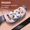 BINSKJ Automatic Abdominal Massager, Belly Kneading Instrument with 5 Modes & 3 Adjustable Vibration Intensities, for Abdominal, Back, Neck and Legs Pain Relief view 2