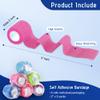 UUMEE 6 Pack Self Adhesive Bandages 2 Inch x 5 Yards Self-Stick Elastic Athletic Tape for Ankle, Wrist, Bandage Tape (Colorful) view 2