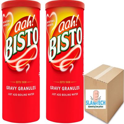 Bisto Gravy Granules Just Add Boiling Water, 2 x 450g Boxed Slamtech