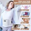 BINSKJ Electric Tummy Kneading Instrument, Portable Abdominal Massager, Forward/Reverse Massage, Double Disc Large Area Massage for Abdominal, Back, Neck and Legs Pain Relief view 4