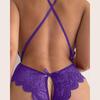 BGFIPAJG Sexy Lingerie Set for Women Plus Size Purple 4XL view 3