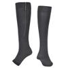 Compression Elastic Body Knee High Calf Stocking with Er Sport Sectional Pressure Hosiery for Men and Women Black (L) view 4