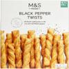 M&S Black Pepper Twists - All Butter Puff Pastry - 4 x 250G view 2