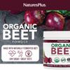 NaturesPlus Organic Beet Powder - Fermented and Non Fermented Beet Powder Rich in Naturally Occurring Nitrates - Organic, Gluten Free, Vegan - 30 Servings, 240g view 4