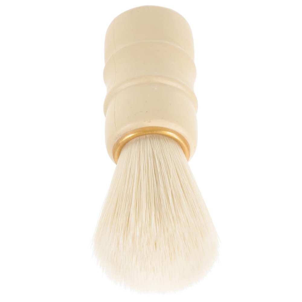 Baluue Beard Care Tool Professional Shaving Brush Men's Barber Brush Flat Bottom for Facial Cleansing Soft Hair Texture Salon Quality