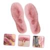 FRCOLOR 12pairs Warm Winter Slippers Insoles for Men Women Fluffy Inner Soles for Crochet Shoes view 3