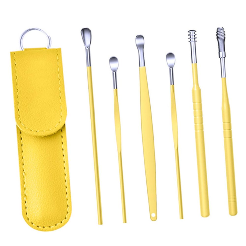 Healeved 2sets Earwax Remover Tools Portable Earwax Removers Ear Cleaning Tools for Wax Removal at Home Travel