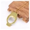10X Cartoon Owl Mini Reading Magnifier Necklace Cute Magnifying Glass Loupe Decorative Chain Gift Pocket view 3