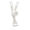 Lightweight Chastity Cage with Elastic Waist Strap, Flat Chastity Devices for Sissy Men, Male Negative Inverted Chastity Cage - HA04 (White, Short) view 2