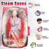 2 Person Sauna Tent with Steamer, Indoor Sauna Box, Portable Sauna Steam Tent Full Size Home Sauna Steam Room with Remote Control for Therapy Detox Slimming Spa view 2