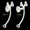 Male Chastity Cage with Elastic Three-Way Strap, Lightweight Flat Chastity Devices for Sissy Men, Negative Inverted Chastity Cage -UKHA05 (Z:White, Short) view 2