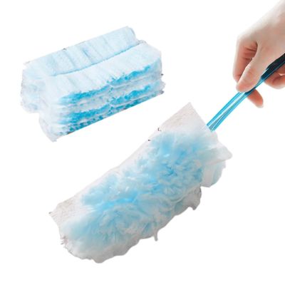 Wedhapy Hand Duster Refills Kit Disposable Duster Refills Versatile Cleaning Duster Refills for Home and Office Use (1 Handle + 8 Heads) dust magnetflash dust magnet flash dust magnet refill