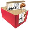 Diablo No Added Sugar Cocoa Cookies with Peanut Filling & Half Coated Milk Chocolate  No Added Sugar Biscuits Snacks for Adults & Families, Sweet Treats Sweetened with Maltitol, 110g (Pack of 26) view 1