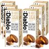 Diablo No Added Sugar Cocoa Cookies with Peanut Filling & Half Coated Milk Chocolate  No Added Sugar Biscuits Snacks for Adults & Families, Sweet Treats Sweetened with Maltitol, 110g (Pack of 6) view 1