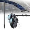 json2xml Solar Panel Cleaning Roller Electric Brush,Pv panel Cleaning brush with Automatic rotation Brush & Adjustable Water Fed Pole&10m extension hose,for store signs/billboards,7.5m/24.6ft