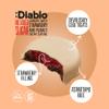 Diablo No Added Sugar Cookies with Strawberry and Peanut Cream Coating  Delicious No Sugar Biscuits, Guilt-Free Snacks for Adults & Families, Sweet Treats Sweetened with Maltitol, 100g (Pack of 6) view 3
