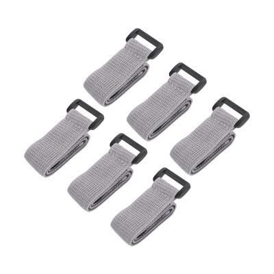 Amosfun 18pcs Lunch Box Elastic Straps Bento Box Fixed Straps Grey for Adults Work Adults for Work