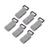 Amosfun 18pcs Lunch Box Elastic Straps Bento Box Fixed Straps Grey for Adults Work Adults for Work view 1