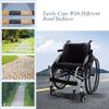 1 Pair of 24inch Wheelchair Rear Wheels, Wheelchair Wheel Replacement, Bearing: 12.7mm(1/2"), Sports Wheelchair Accessories, Manual Wheelchair Pneumatic Tires view 3