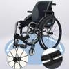 1 Pair of 24inch Wheelchair Rear Wheels, Wheelchair Wheel Replacement, Bearing: 12.7mm(1/2"), Sports Wheelchair Accessories, Manual Wheelchair Pneumatic Tires view 4
