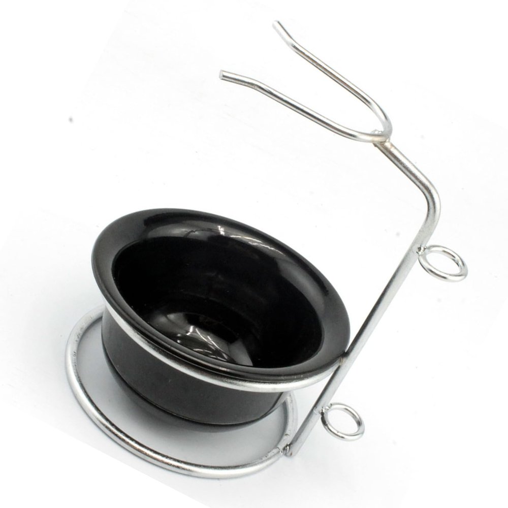 Shaving Set with Shaving Brush Soap Dish and Holder Shaving Brush Holder Stainless Steel for Shaving Brush