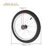 161.75 Wheelchair Rear Wheel Replacement, 1 Pair of 16inch Pneumatic Tires, Wheelchair Wheels, Bearing: 12mm (1/2"), Manual Wheelchair Accessories view 3