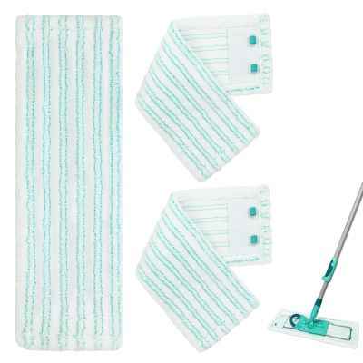 Mop Pads for Leifheit Profi XL Micro Duo/Cotton Plus Floor Mop Replacement Microfibre Covers for All Floors
