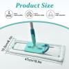 Mop Pads for Leifheit Profi XL Micro Duo/Cotton Plus Floor Mop Replacement Microfibre Covers for All Floors view 2