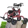 12 1/2x2 1/4 Manual Wheelchairs Replacement Wheel, 12 Inch Rear Wheels for Wheelchair, Solid Non-Inflatable Tire, PU Foam Wheel, Wheelchair Accessories Parts (1 Set of 2) view 2