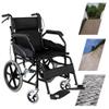 12 1/2x2 1/4 Rear Wheels for Wheelchair, 12 Inch Manual Wheelchairs Replacement Wheel, Non-Inflatable Solid Tire, Replaceable Trolley Wheels, with 1/2" Bearing (2 Pack) view 2