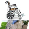 12 1/2x2 1/4 Rear Wheels for Wheelchair, 12 Inch Manual Wheelchairs Replacement Wheel, Non-Inflatable Solid Tire, Replaceable Trolley Wheels, with 1/2" Bearing (2 Pack) view 3
