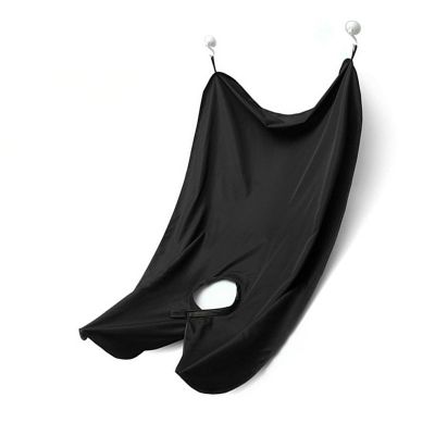 Beard Apron for Beard Design, Collecting Cloth for Hair, Beard Bib for Gift, Men's Beard Bib for Shaving, Black, Easy to Use