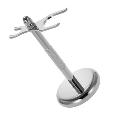 Safety Razor Stand Shaving Brush Stand Fashion Alloy Shaving Stuff Stand Rack Frame Holder Shaving Brushes