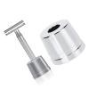 Razor Holder Razor Base Holder Wide Opening Alloy Universal Men's Drying Stand Shaving Brush The Best for Men view 1