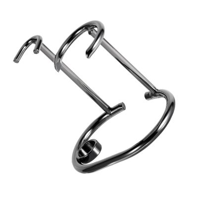 Razor Stand Safety Stainless Steel Modern Design Rust Resistant Small Shaving Brush Holder Portable for Bathroom Saves Space in the Bathroom