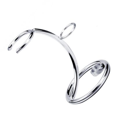 Razor Brush Stand Heavy Chrome Shaving Brush Stand Holder Stainless Steel Stand Shaving Brush for Safety Razor Storage Shaving Brush Holder